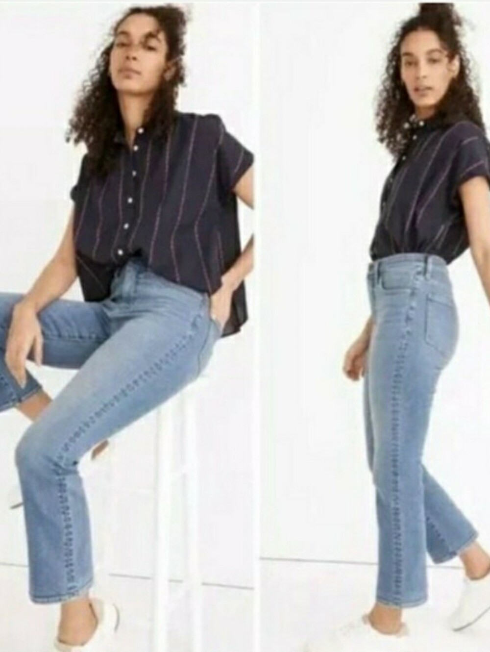 Madewell Cali Demi Boot Jeans Size 26T
